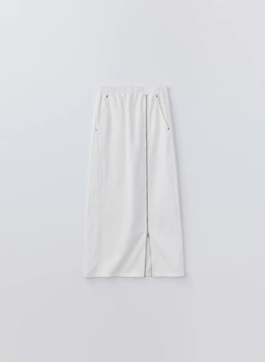2wayジップスウェットスカート (White / Free)
