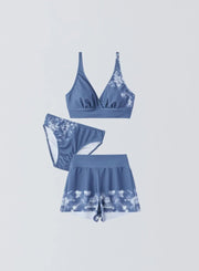 [3SET]選べるトップスアイテム＋ブルームフレアショートパンツ＋クラシックリュクスショーツ - MES VACANCES