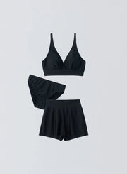 [3SET]選べるトップスアイテム＋ブルームフレアショートパンツ＋クラシックリュクスショーツ - MES VACANCES