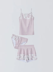 [3SET]選べるトップスアイテム＋ブルームフレアショートパンツ＋クラシックリュクスショーツ - MES VACANCES