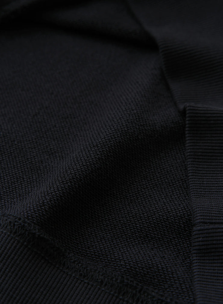 ロゴ刺繍ショートスウェット（BLACK / ASH GRAY / OFF WHITE） - MES VACANCES