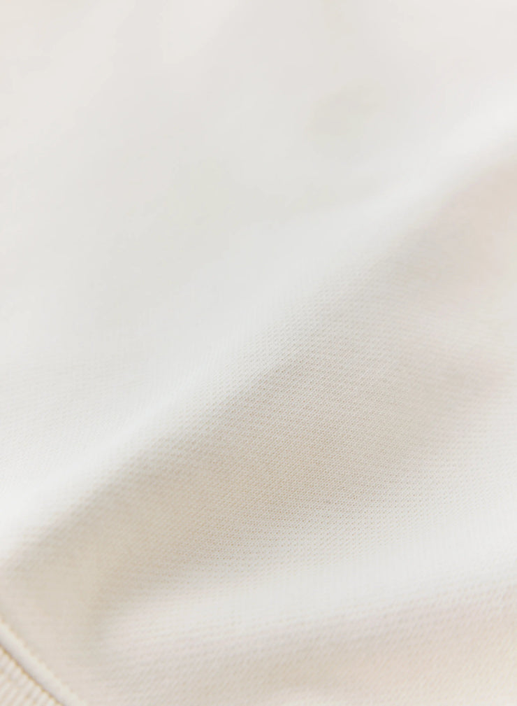 ロゴ刺繍ショートスウェット（BLACK / ASH GRAY / OFF WHITE） - MES VACANCES