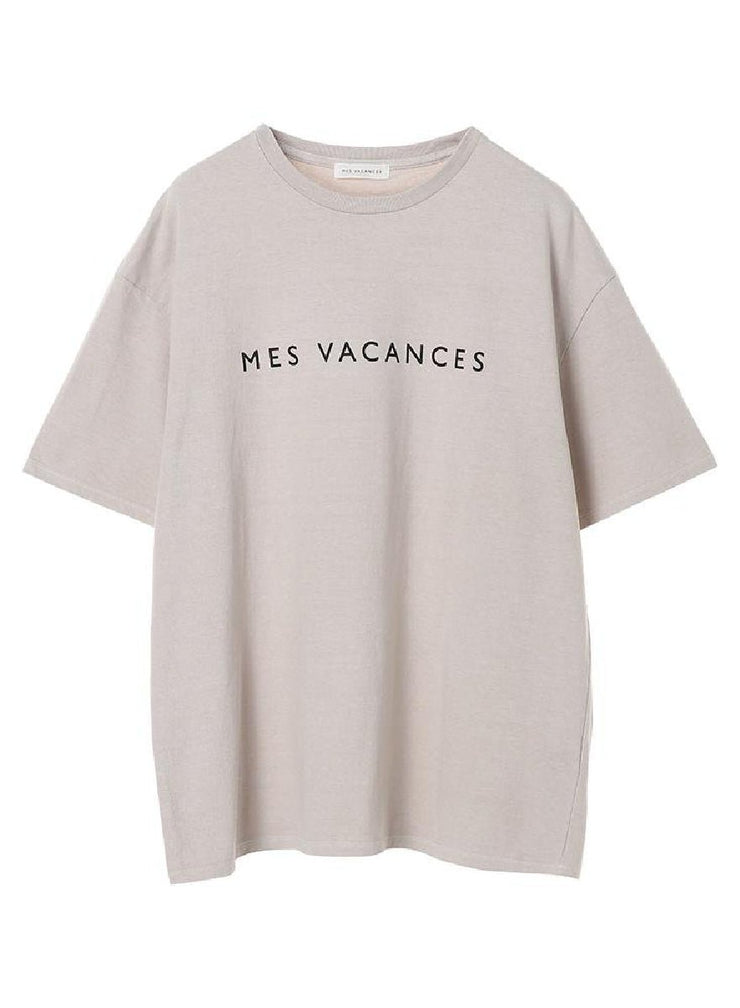 Botanical Dye ロゴTシャツ - MES VACANCES