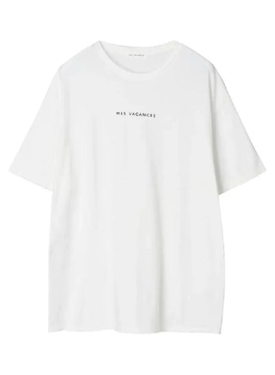 Organic cotton ロゴTシャツ - MES VACANCES