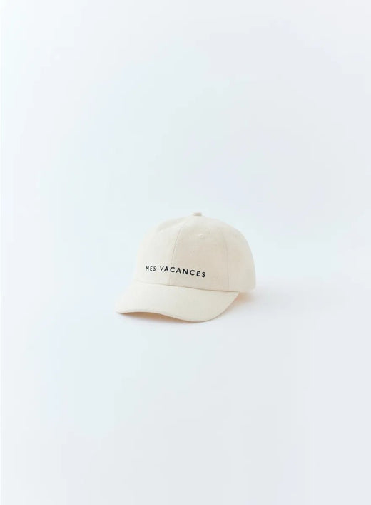 キャンバスロゴキャップ (Off White / Free)