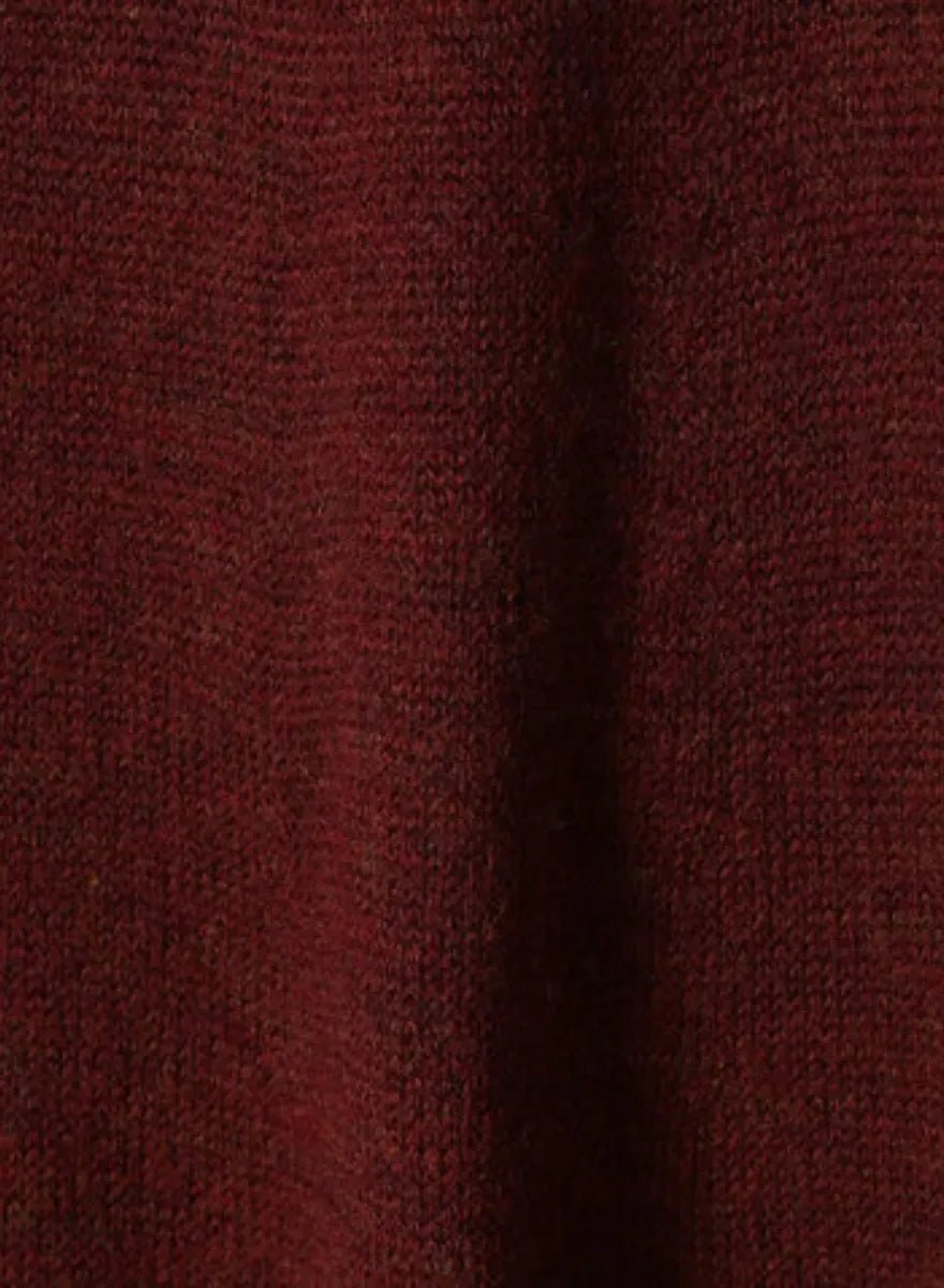 MES VACANCES -ホールガーメント ウールロングニットワンピース