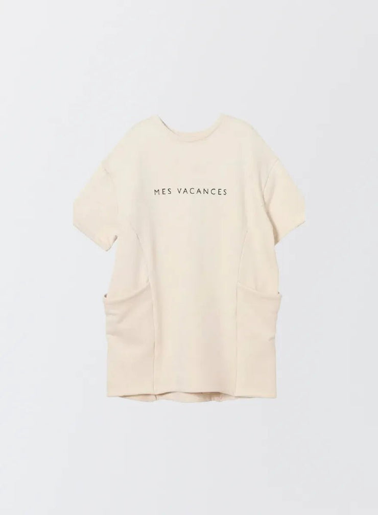 ロゴスウェットワンピース - MES VACANCES