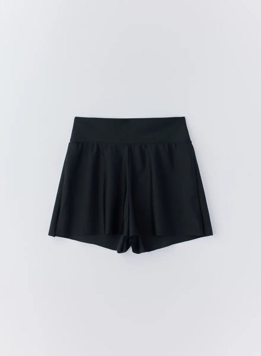 ブルームフレアショートパンツ (Black / Free)