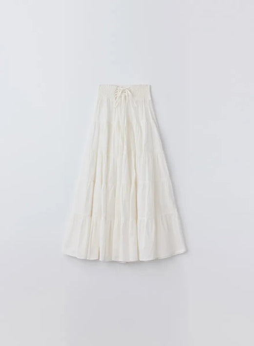 フラワーペタルスカート (White / Free)