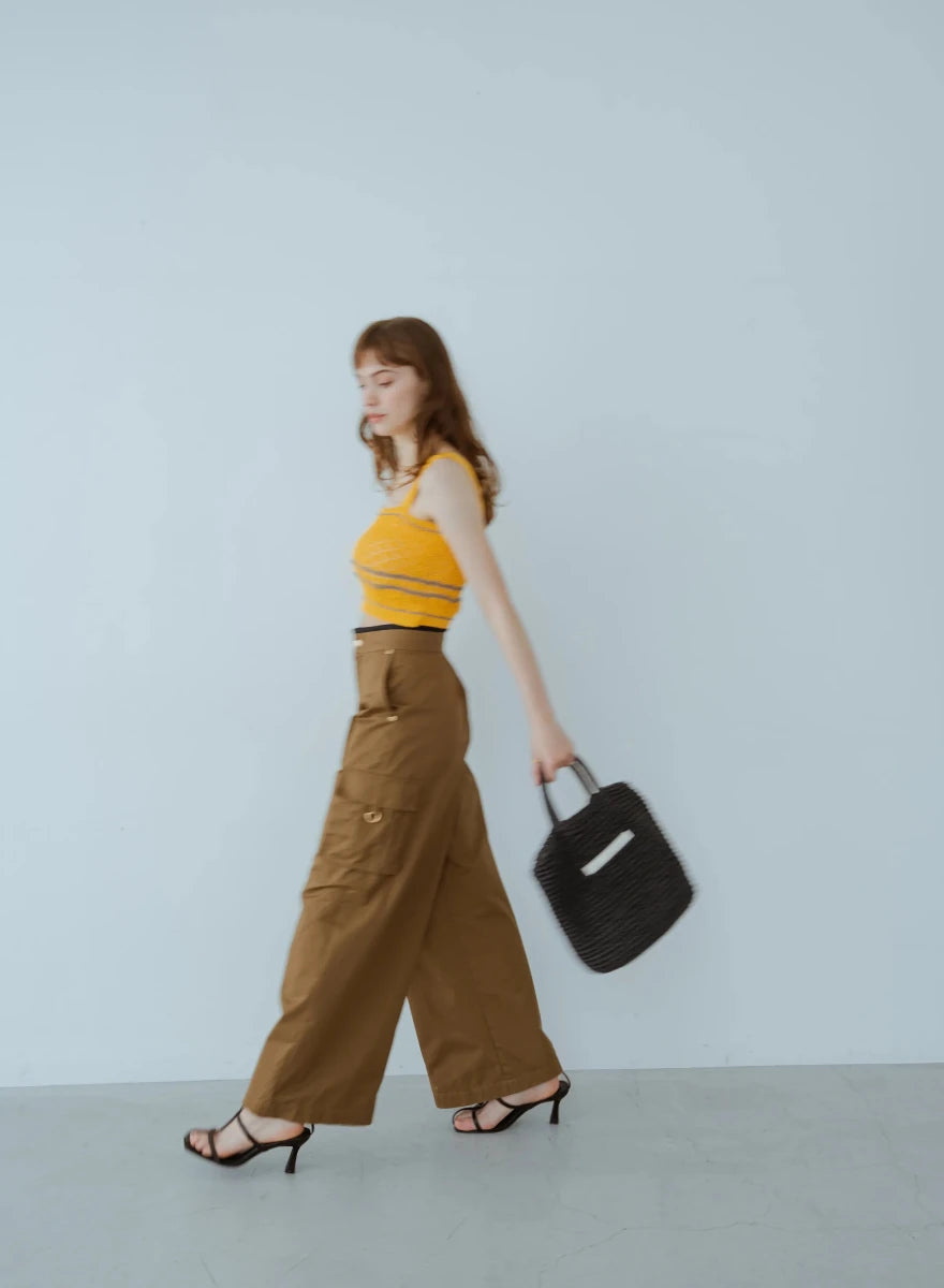 クロシェレース編みニットビスチェ – MES VACANCES