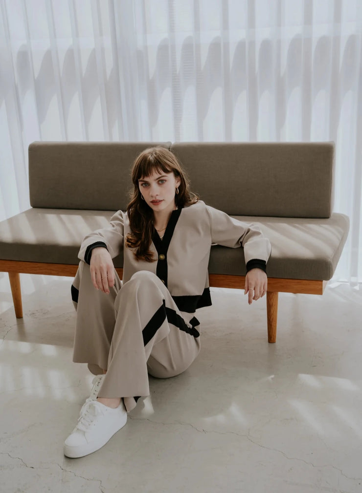 サイドラインニットパンツ – MES VACANCES サイドラインニットパンツ – MES VACANCES