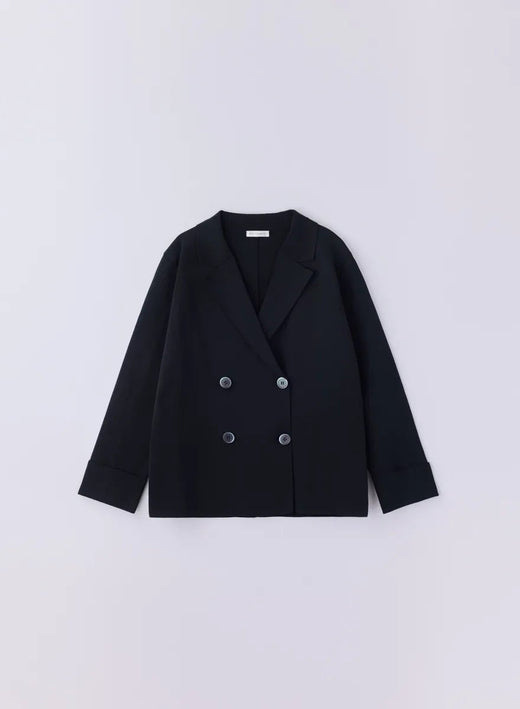 ダブルニットジャケット (BLACK / Free)