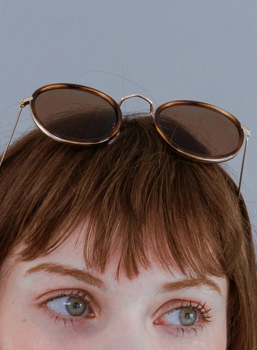 NOsWEA champagne_brown サングラス LEMONADE - original sun glasses – Eanbe