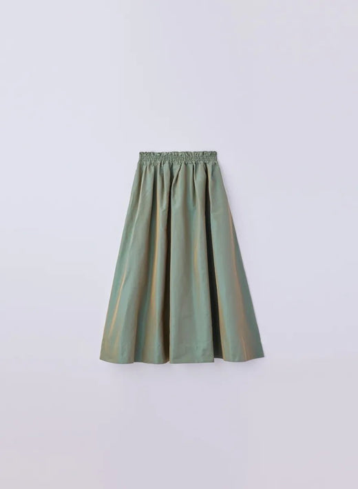 タックギャザースカート (KHAKI / Free)