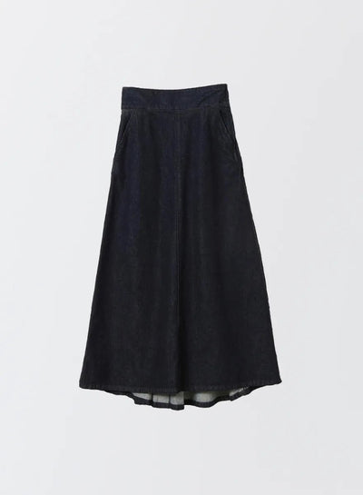 デニムロングスカート - MES VACANCES