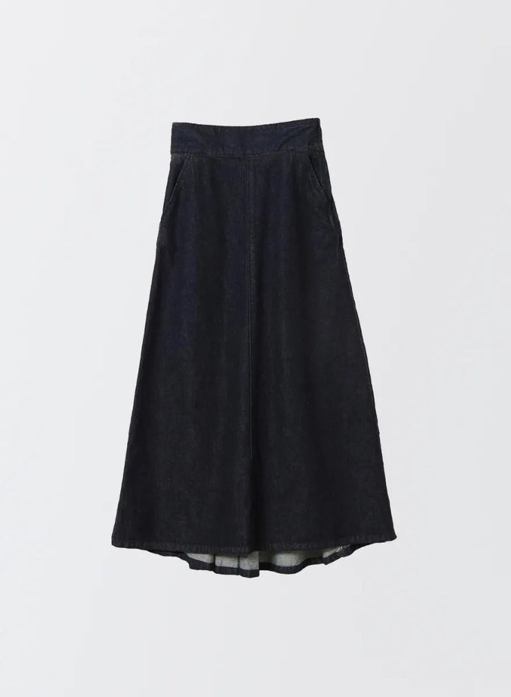 デニムロングスカート - MES VACANCES