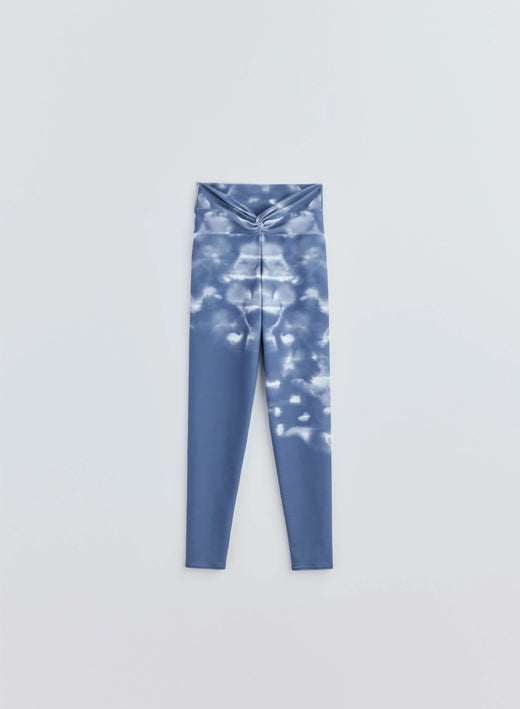 フロントツイストレギンス (TieDye Navy / Free)