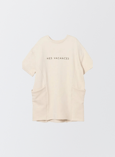 ロゴスウェットワンピース - MES VACANCES