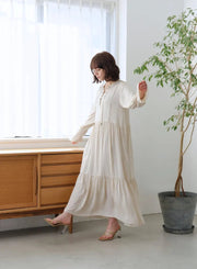 [SET]ボヤージュリュクスドレス＋ヨモギインナーワンピース - MES VACANCES
