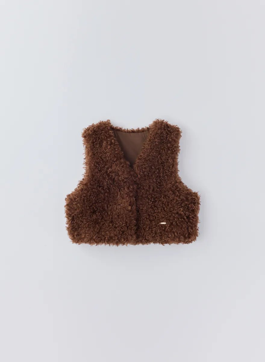 エコカールファーショートベスト – MES VACANCES