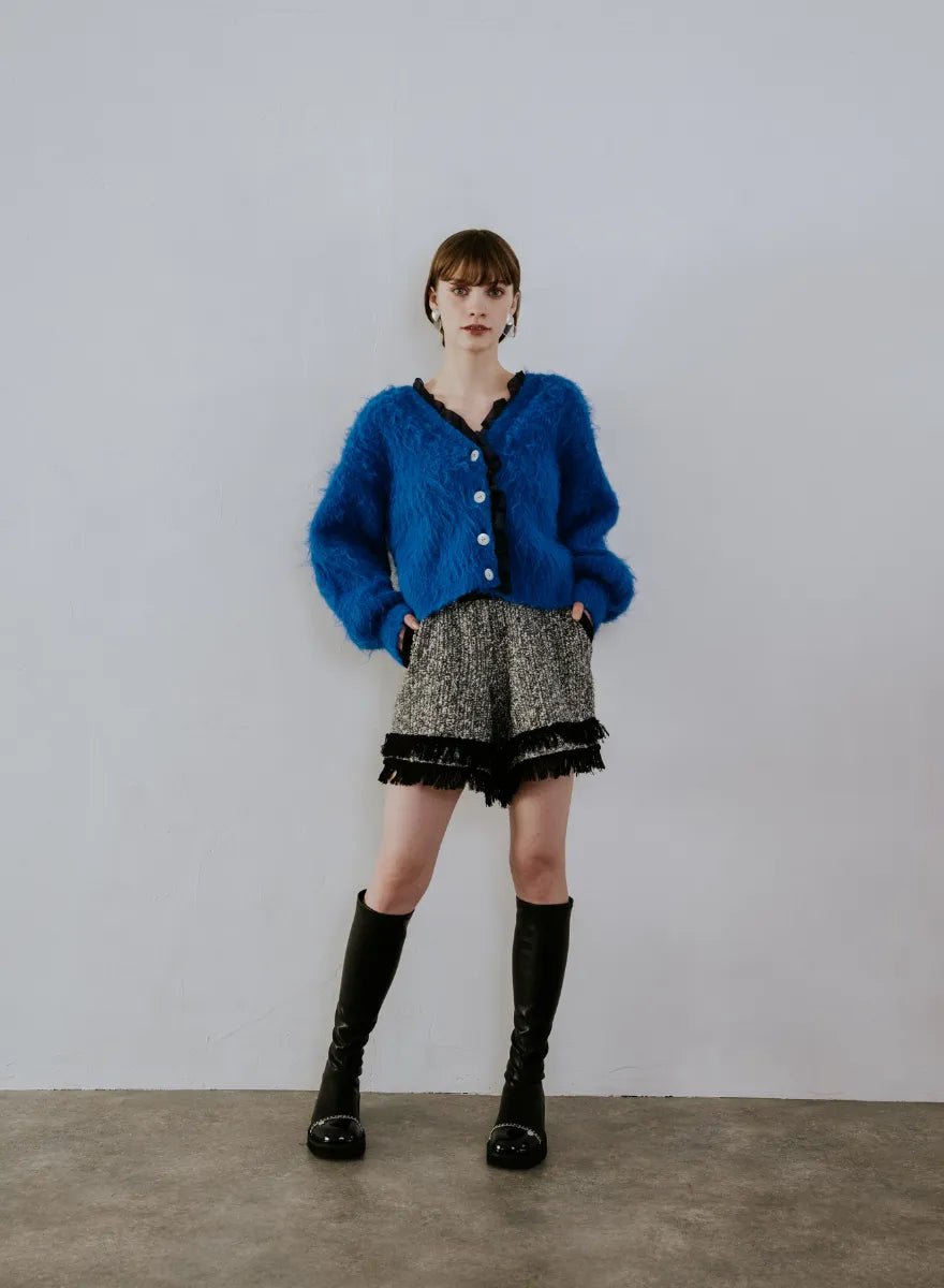 2wayファーニットカーディガン – MES VACANCES