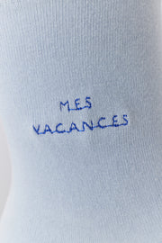 【ギフトSET】オーガニックコットンロゴ刺繍ソックス - MES VACANCES