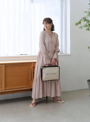 [SET]ボヤージュリュクスドレス＋ヨモギインナーワンピース - MES VACANCES
