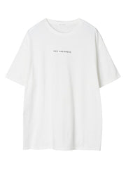 [set]【MES VACANCES×airCloset24SS】<br>Organic cotton ロゴTシャツ<br>サテンエスカルゴスカート(BLACK) - LES TROIS GRACES