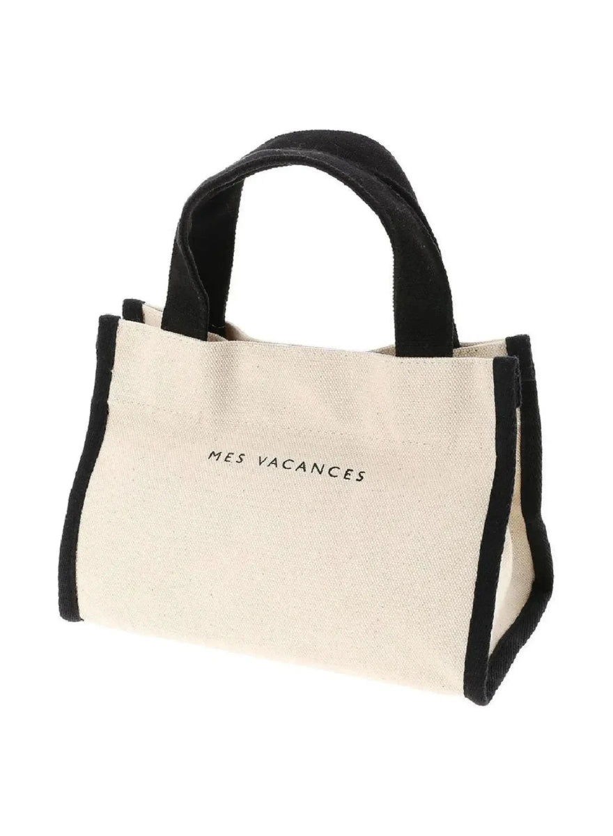MES VACANCES - 【ギフトSET】キャンバスロゴランチトートバッグ（Off