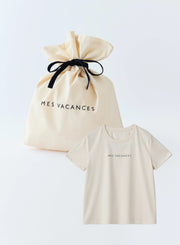 【ギフトSET】サマーロゴTシャツ - MES VACANCES