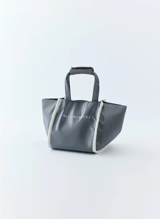 サテンキューブロゴトートバッグ（Silver Gray） (Silver Gray / Free)