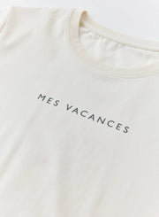 サマーロゴTシャツ - MES VACANCES