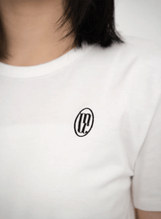 [2SET]ロゴ刺繍Tシャツ（WHITE / BLACK）