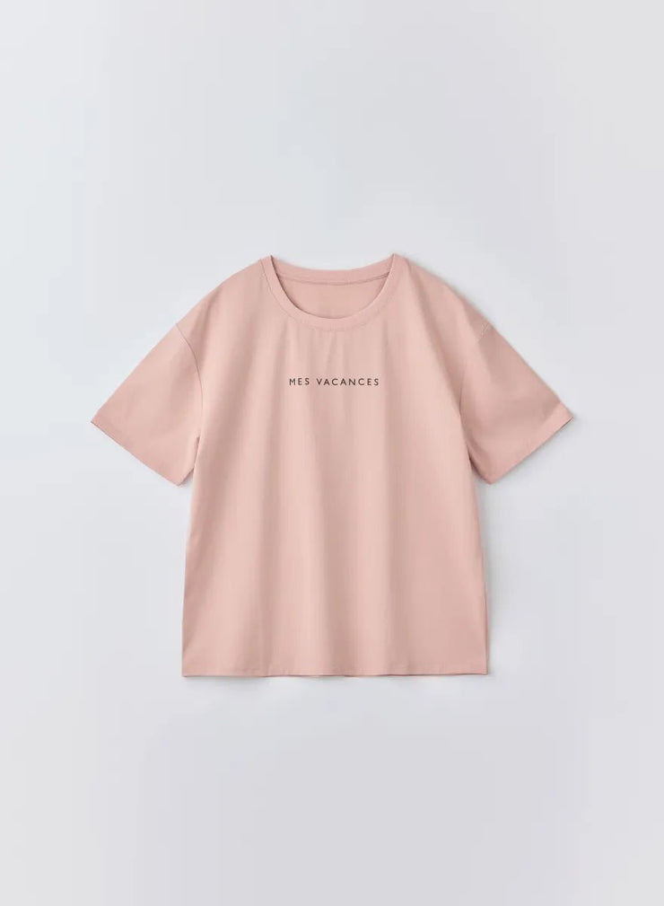 サマーロゴTシャツ - MES VACANCES