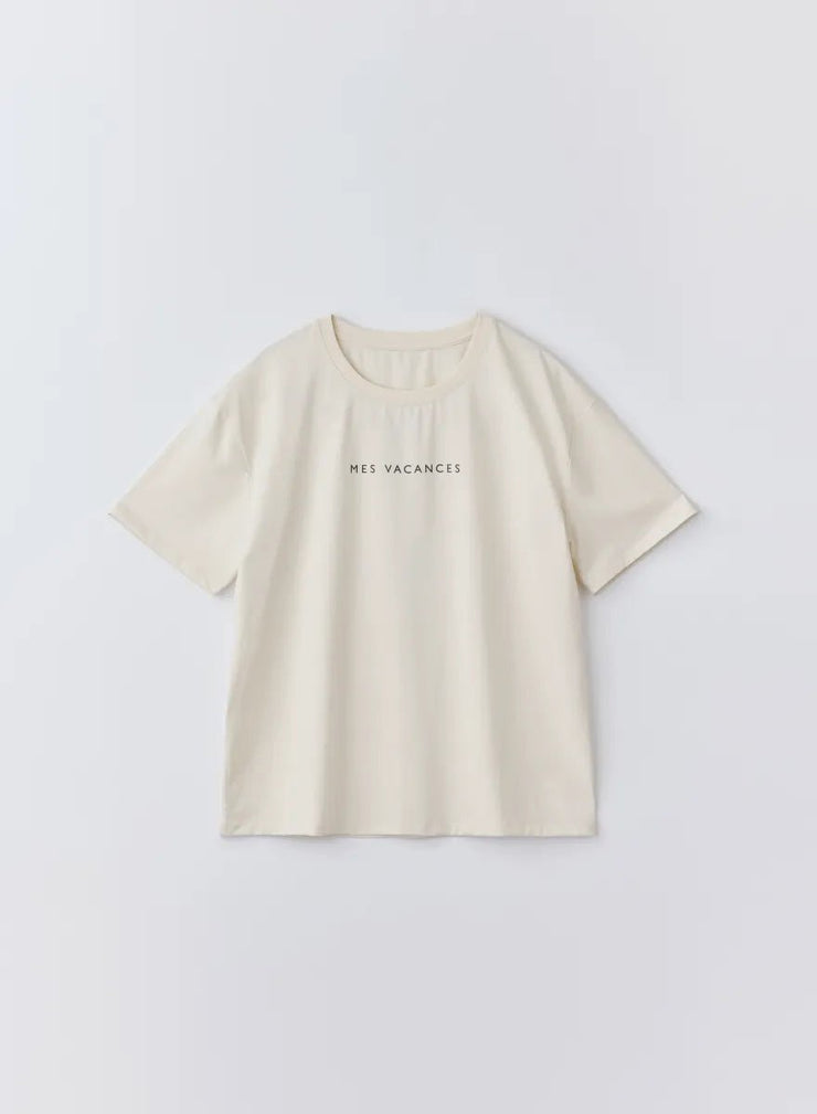 サマーロゴTシャツ - MES VACANCES