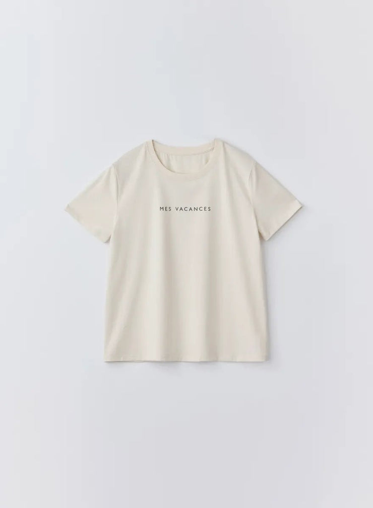 サマーロゴTシャツ - MES VACANCES
