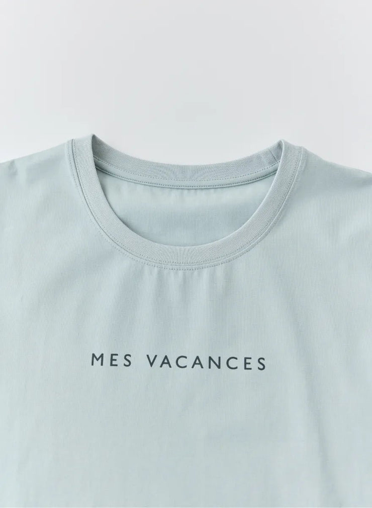 サマーロゴTシャツ - MES VACANCES