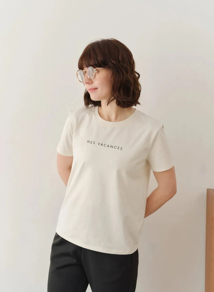 サマーロゴTシャツ - MES VACANCES