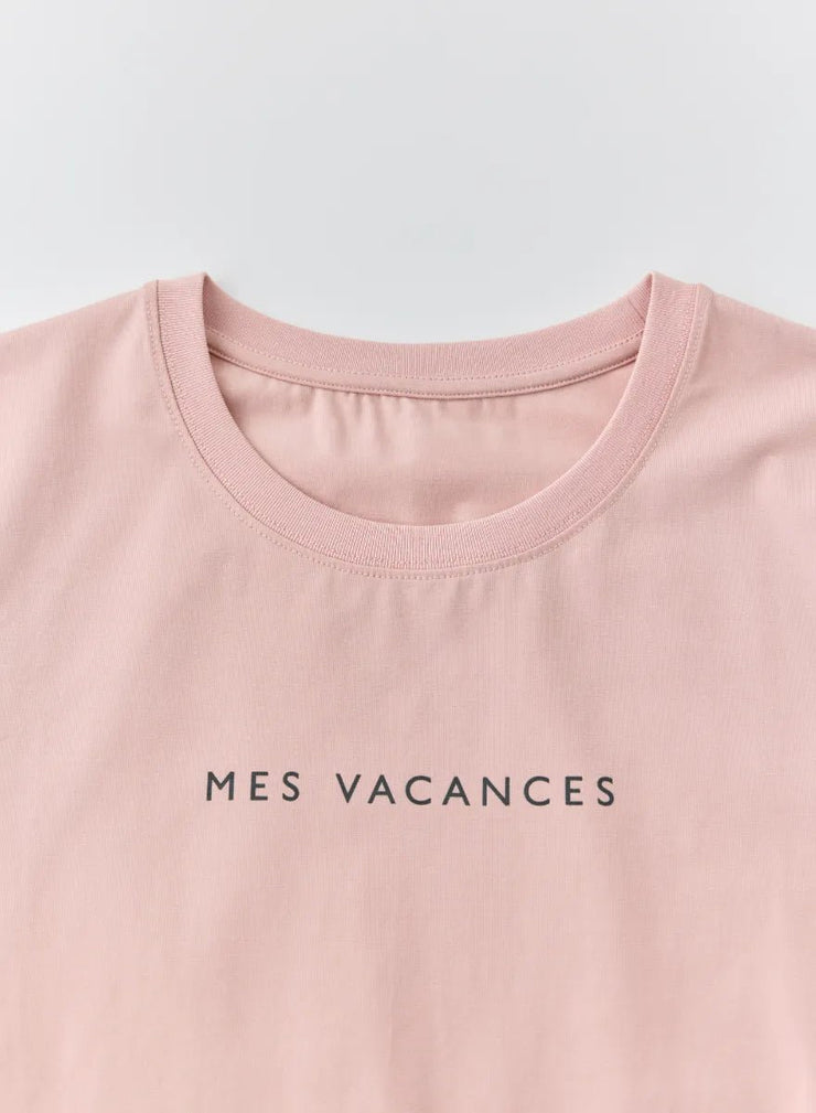 サマーロゴTシャツ - MES VACANCES