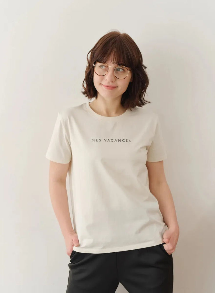 サマーロゴTシャツ - MES VACANCES