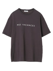 Botanical Dye ロゴTシャツ - MES VACANCES