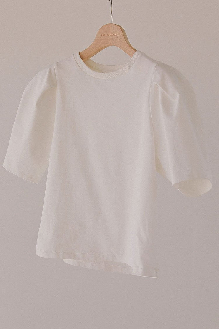 Organic cotton タックスリーブトップス - LES TROIS GRACES