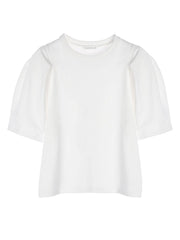 Organic cotton タックスリーブトップス - LES TROIS GRACES