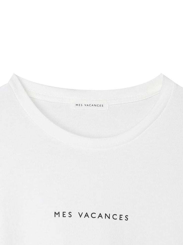 Organic cotton ロゴTシャツ - MES VACANCES