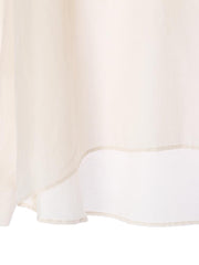 スタンドカラーフリルブラウス - LES TROIS GRACES