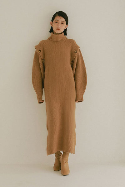 Recycle wool 2wayニットドレス - LES TROIS GRACES