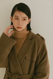 Recycle wool リバーコート - LES TROIS GRACES